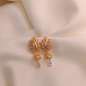 sk_1029 Gold Hoops Earrings