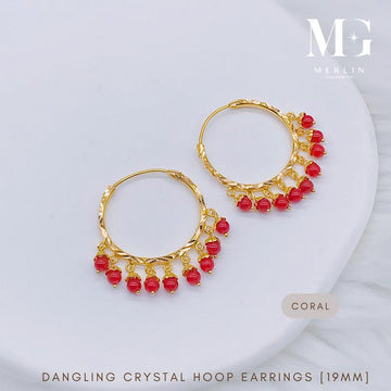 sk_1034  Dangling Crystal Hoop Earring